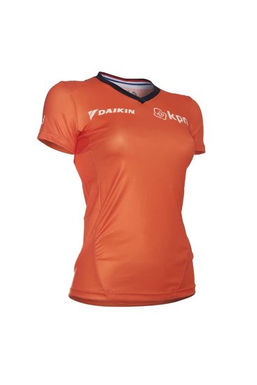 Fila KNSB Sport Shirt SS - dames - oranje